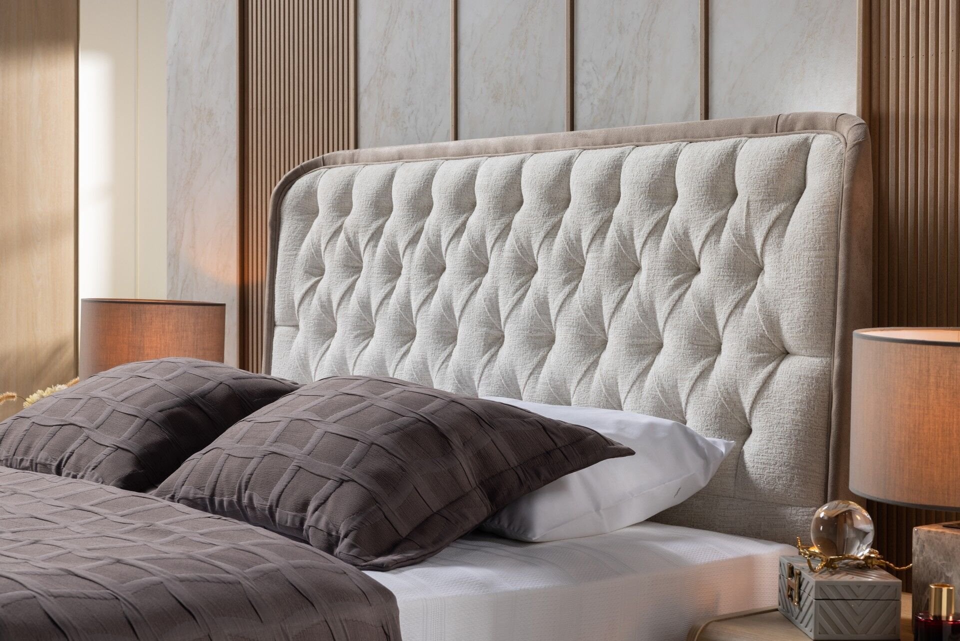 Изголовье Mitra Beige - Vell Mink